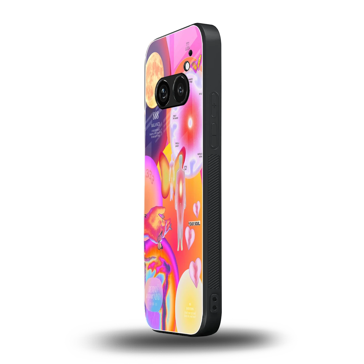 Cosmic Trinity nothing phone 2a mobile cover | shockproof glass phone case
