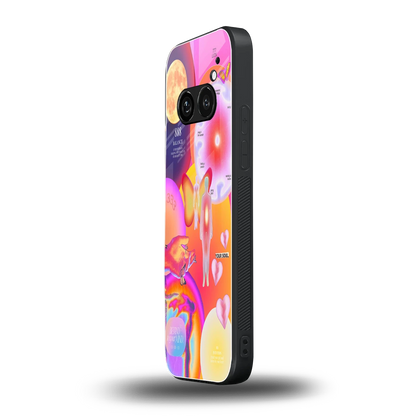Cosmic Trinity nothing phone 2a plus mobile cover | shockproof glass phone case