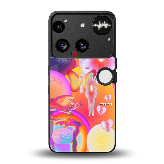 Cosmic Trinity back phone cover | glass case for nothing phone 3
