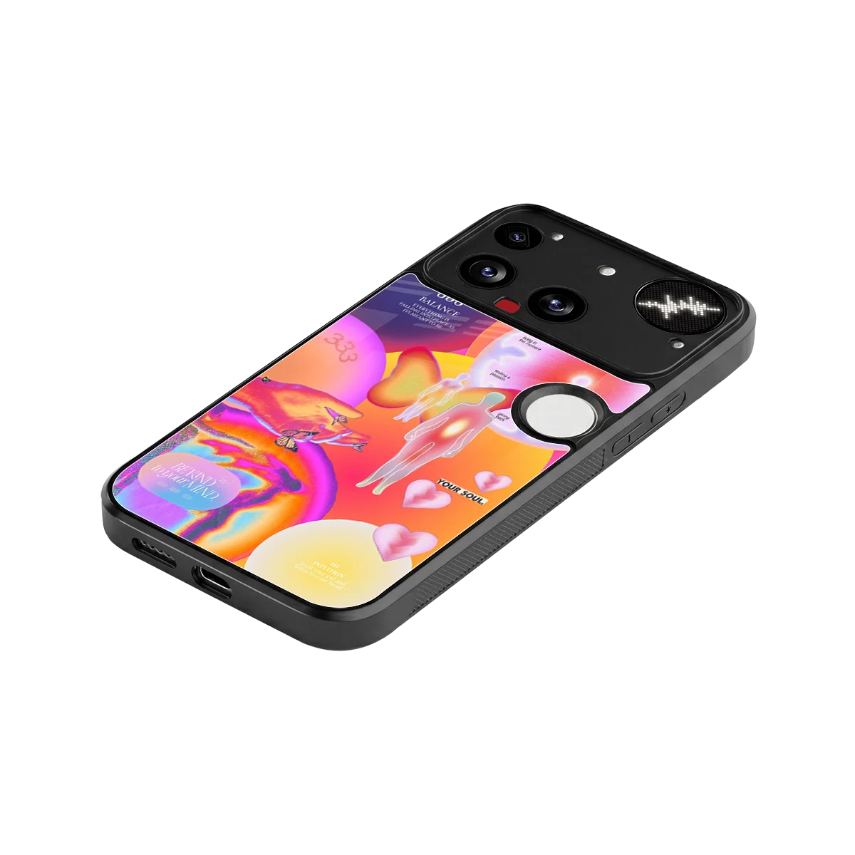 Cosmic Trinity stylish phone case for nothing phone 3 | glossy glass and slim fit