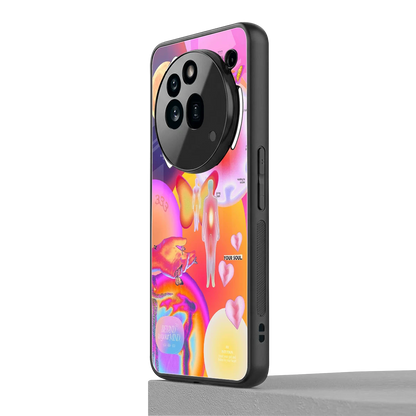Cosmic Trinity nothing phone 3a pro mobile cover | shockproof glass phone case