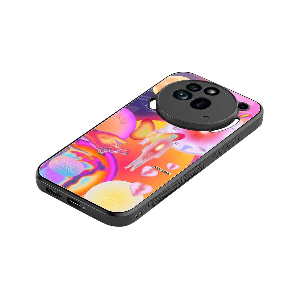 Cosmic Trinity stylish phone case for nothing phone 3a pro | glossy glass and slim fit