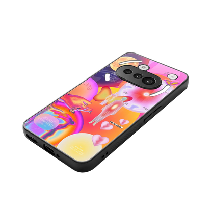 Cosmic Trinity stylish phone case for nothing phone 3a | glossy glass and slim fit
