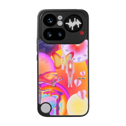 Cosmic Trinity back phone cover | glass case for nothing phone 4a pro