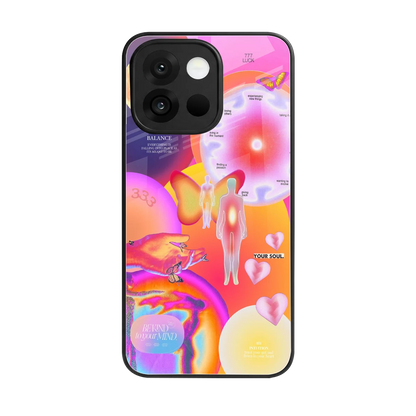 Cosmic Trinity back phone cover | glass case for oneplus 13s