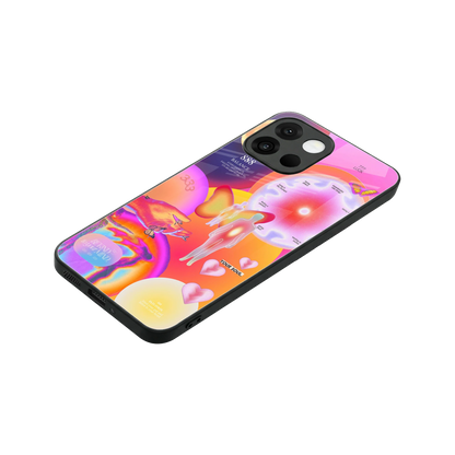 Cosmic Trinity stylish phone case for oneplus 13s | glossy glass and slim fit
