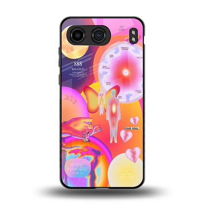 Cosmic Trinity back phone cover | glass case for oneplus nord 4