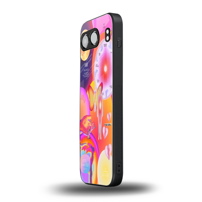 Cosmic Trinity oneplus nord 4 mobile cover | shockproof glass phone case