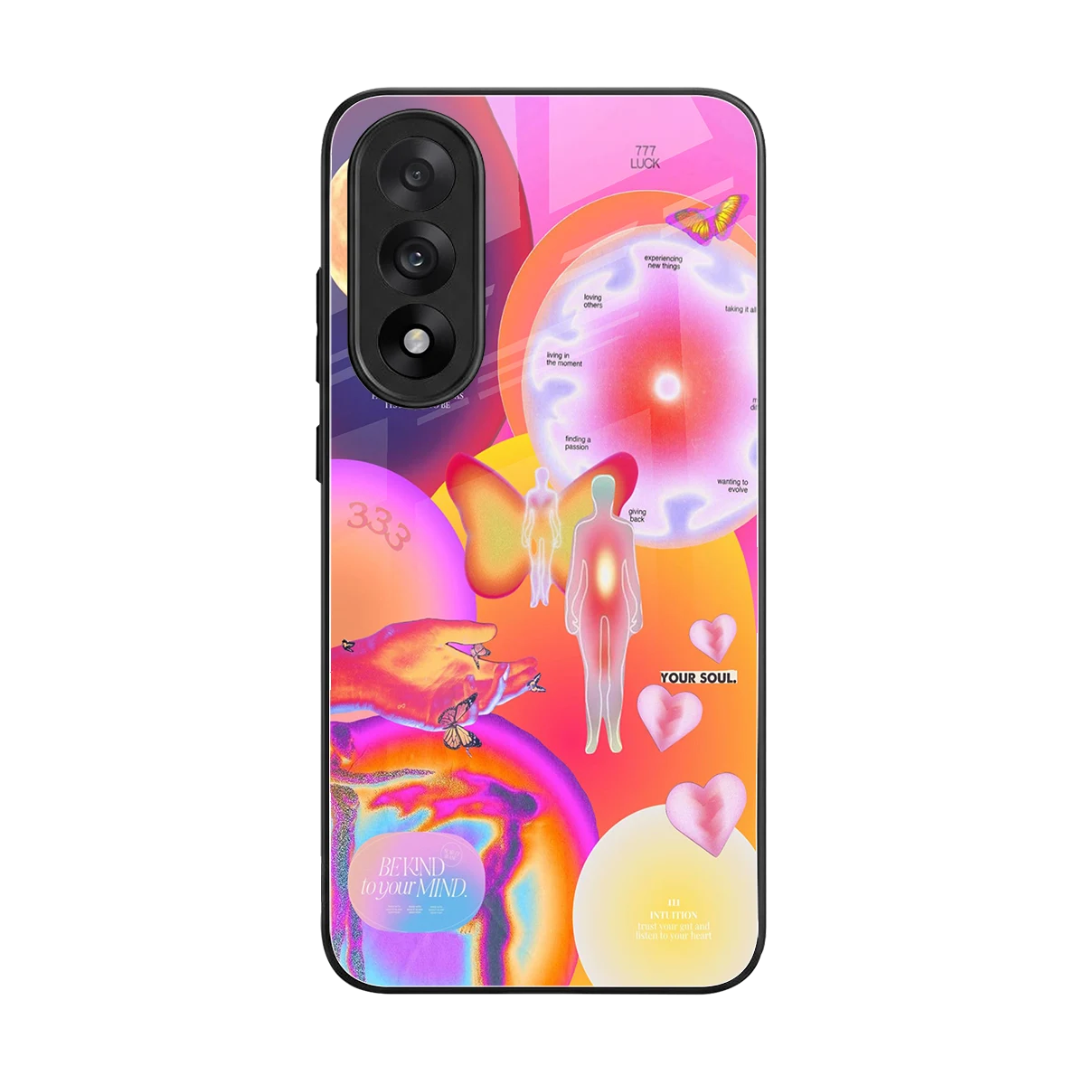 Cosmic Trinity back phone cover | glass case for oneplus nord 5