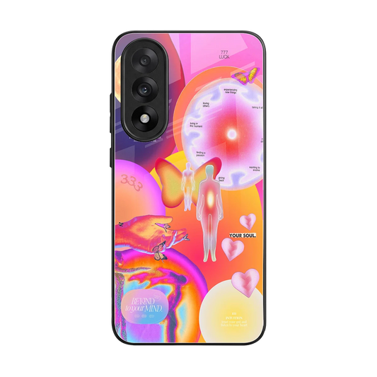 Cosmic Trinity back phone cover | glass case for oneplus nord 5