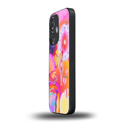 Cosmic Trinity oneplus nord ce 3 mobile cover | shockproof glass phone case