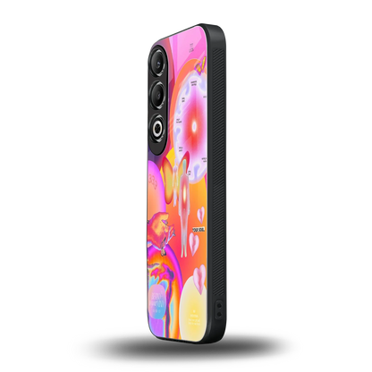 Cosmic Trinity oneplus nord ce 4 mobile cover | shockproof glass phone case