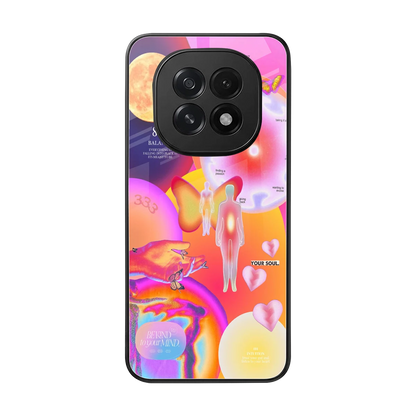 Cosmic Trinity back phone cover | glass case for oppo f29 5g