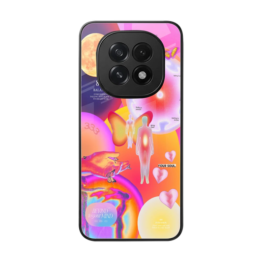 Cosmic Trinity back phone cover | glass case for oppo f29 5g