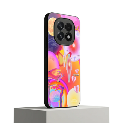 Cosmic Trinity oppo f29 5g mobile cover | shockproof glass phone case