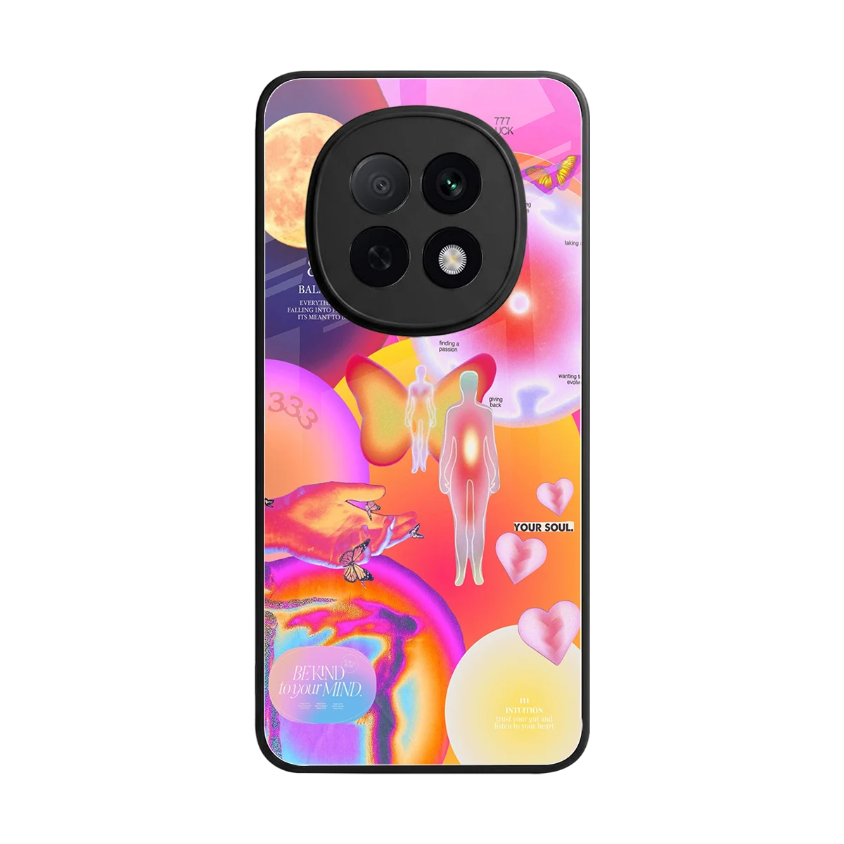Cosmic Trinity back phone cover | glass case for oppo f29 pro 5g