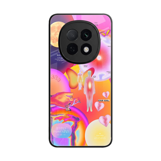 Cosmic Trinity back phone cover | glass case for oppo f29 pro 5g