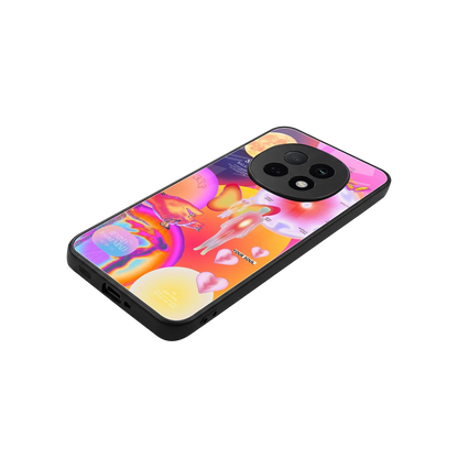Cosmic Trinity stylish phone case for oppo f29 pro 5g | glossy glass and slim fit