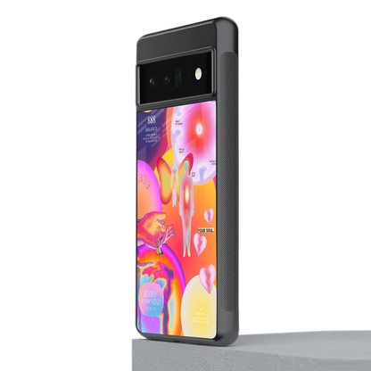 Cosmic Trinity stylish phone case for google pixel 6 pro | glossy glass and slim fit