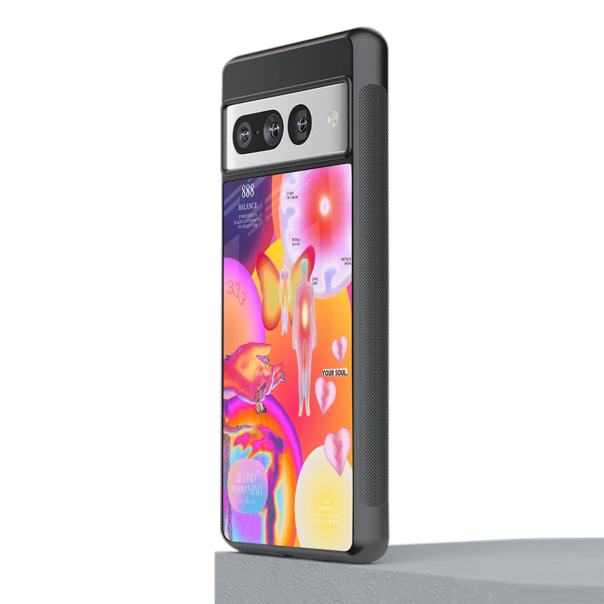 Cosmic Trinity stylish phone case for google pixel 7 pro | glossy glass and slim fit