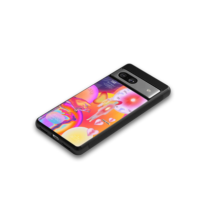Cosmic Trinity google pixel 7 mobile cover | shockproof glass phone case