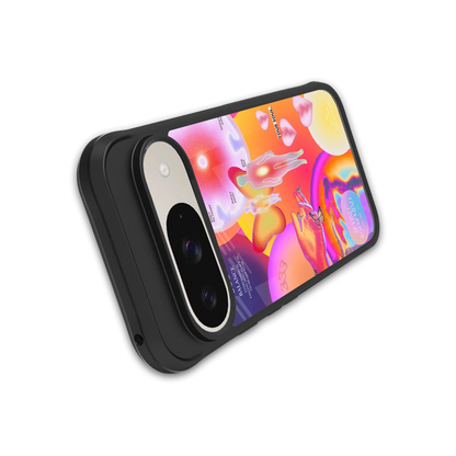 Cosmic Trinity stylish phone case for google pixel 9 | glossy glass and slim fit