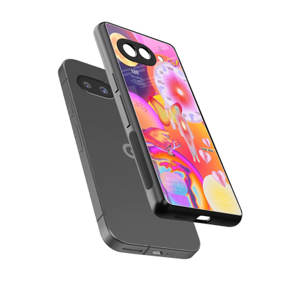 Cosmic Trinity sleek google pixel 10a cover with tempered glass back and TPU edges