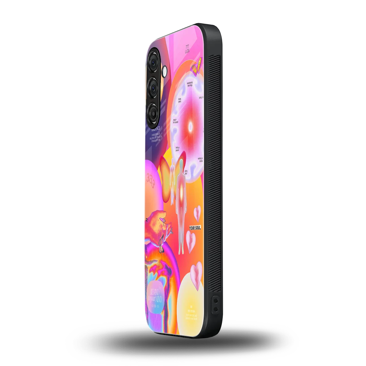 Cosmic Trinity samsung galaxy a17 5g mobile cover | shockproof glass phone case