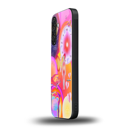 Cosmic Trinity samsung galaxy a17 5g mobile cover | shockproof glass phone case