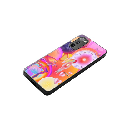 Cosmic Trinity stylish phone case for samsung galaxy s20 fe | glossy glass and slim fit