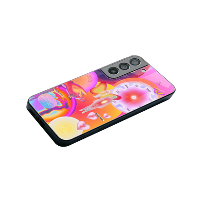 Cosmic Trinity stylish phone case for samsung galaxy s22 | glossy glass and slim fit