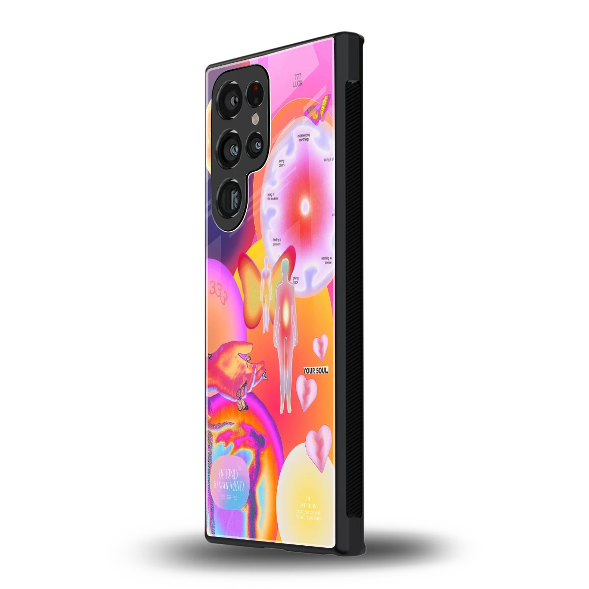 Cosmic Trinity samsung galaxy s23 ultra mobile cover | shockproof glass phone case