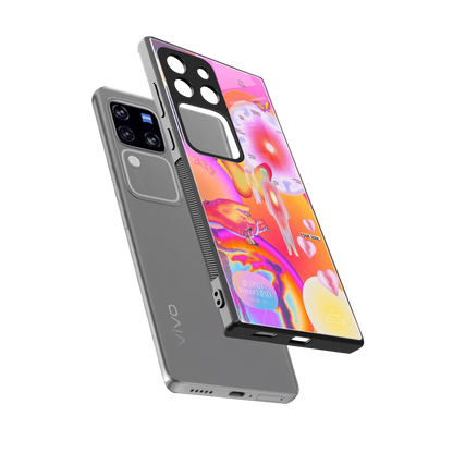 Cosmic Trinity sleekvivo v30 pro cover with tempered glass back and TPU edges