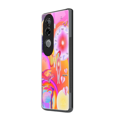 Cosmic Trinity vivo v40e mobile cover | shockproof glass phone case