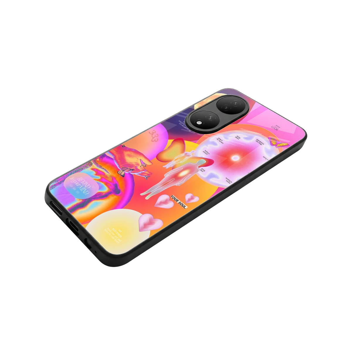 Cosmic Trinity stylish phone case for Vivo-y100 | glossy glass and slim fit