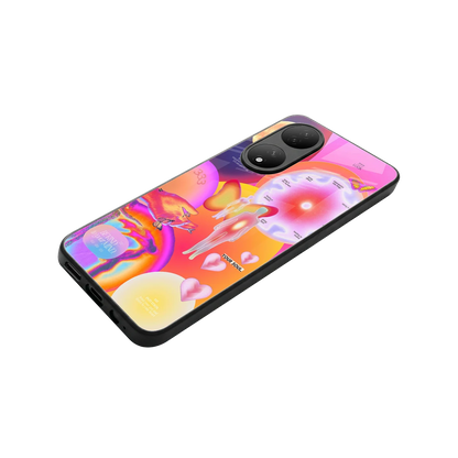 Cosmic Trinity stylish phone case for Vivo-y100 | glossy glass and slim fit