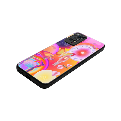 Cosmic Trinity stylish phone case for redmi note 11 pro | glossy glass and slim fit