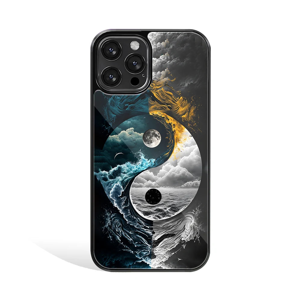 Premium Glass Back Mobile Phone Cover for iPhone, Samsung, OnePlus, Google Pixel, Redmi, Oppo, Vivo & Realme