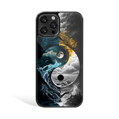 Premium Glass Back Mobile Phone Cover for iPhone, Samsung, OnePlus, Google Pixel, Redmi, Oppo, Vivo & Realme