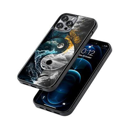 Protective Glass Back Phone Case Compatible with iPhone, Samsung, OnePlus, Pixel & More