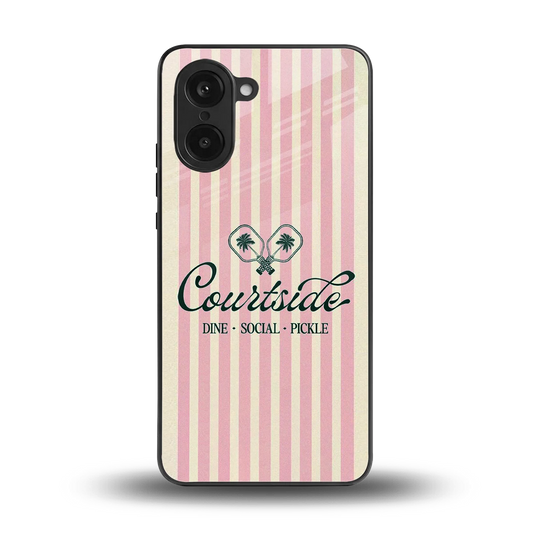 Courtside back phone cover | glass case for oneplus nord ce5 5g