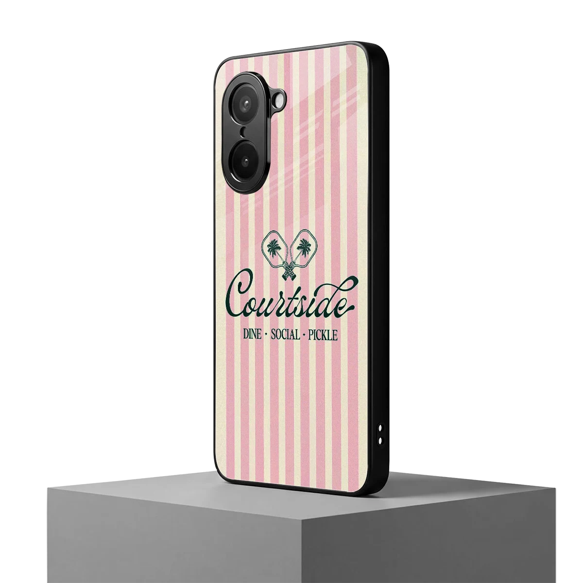 Courtside oneplus nord ce5 5g mobile cover | shockproof glass phone case