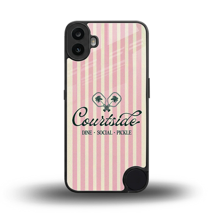 Courtside back phone cover | glass case for cmf nothing phone 1