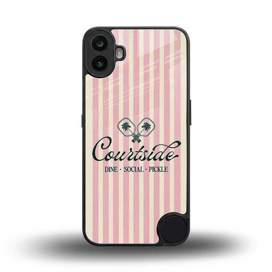 Courtside back phone cover | glass case for cmf nothing phone 1