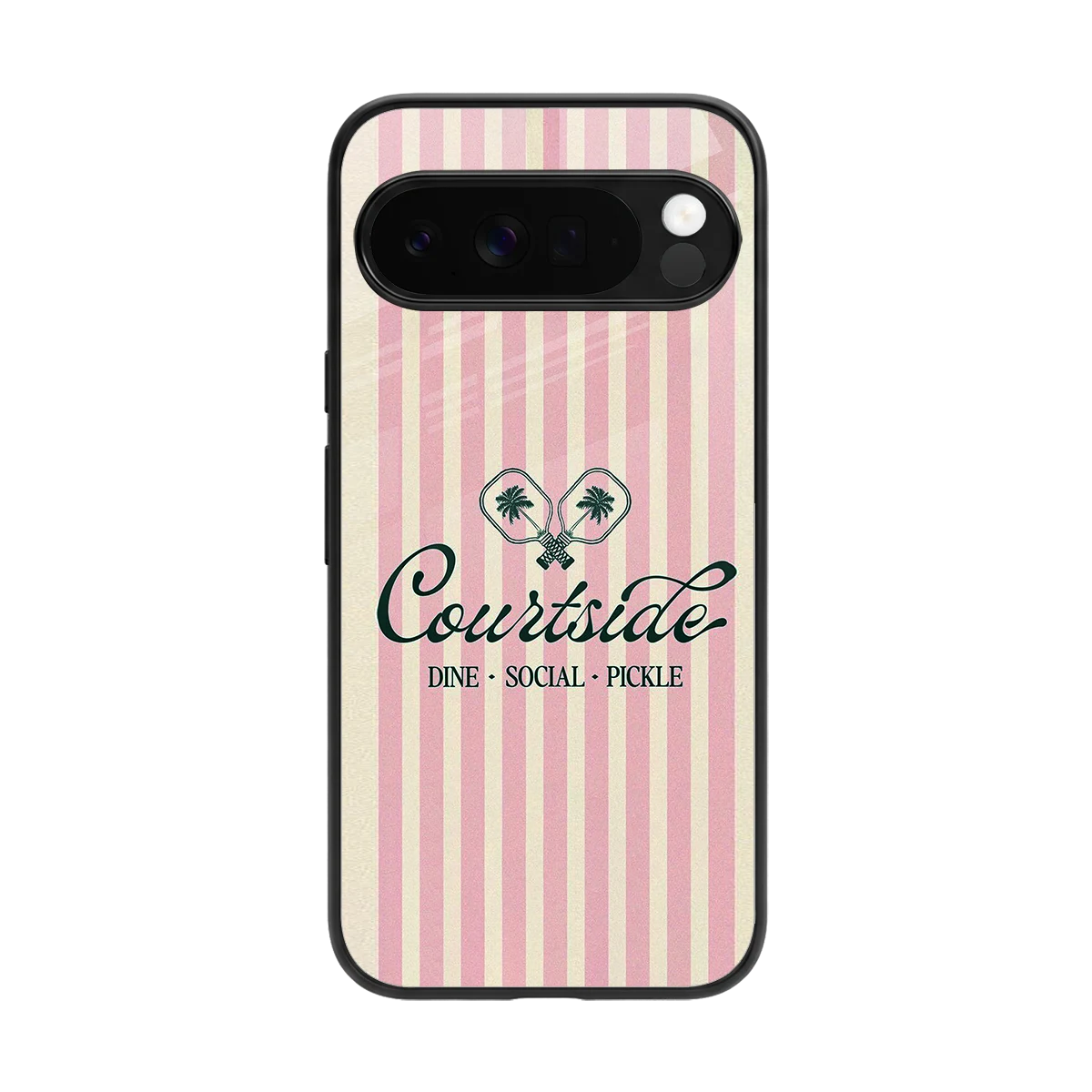 Courtside back phone cover | glass case for google pixel 10 pro xl