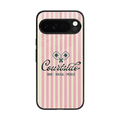 Courtside back phone cover | glass case for google pixel 10 pro xl
