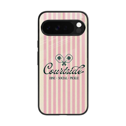 Courtside back phone cover | glass case for google pixel 10 pro xl