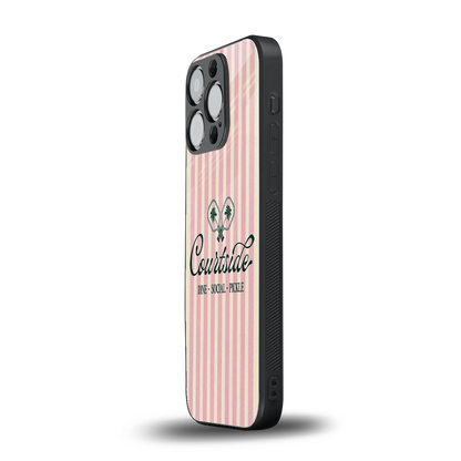 Courtside iphone 13 pro mobile cover | shockproof glass phone case