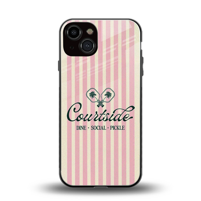 Courtside back phone cover | glass case for iphone 13