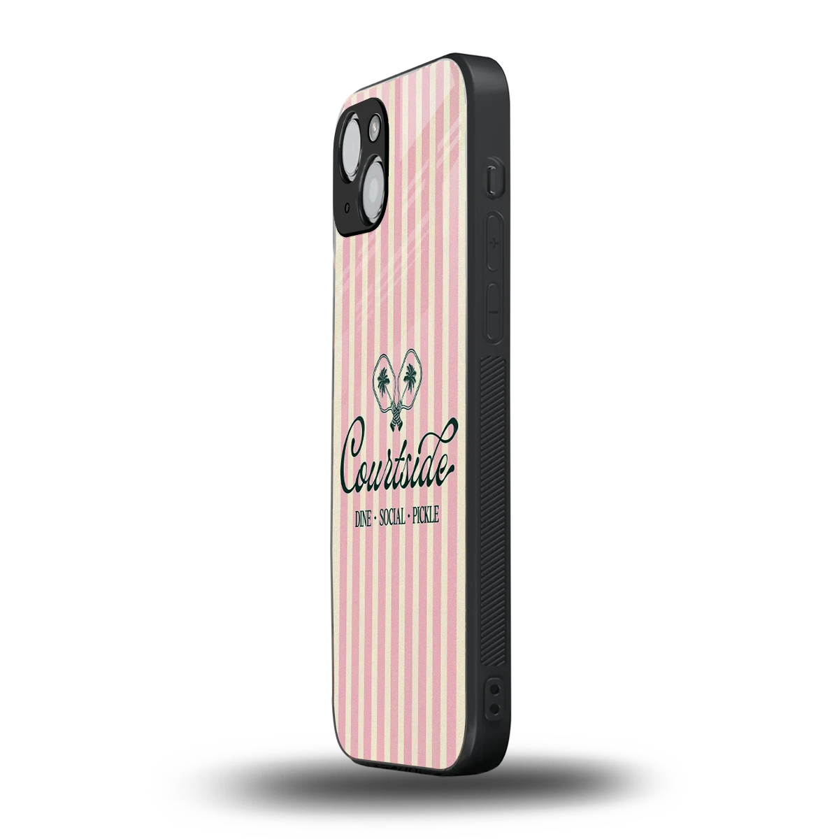 Courtside iphone 13 mobile cover | shockproof glass phone case